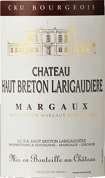 Etykieta Château Haut Breton Larigaudière